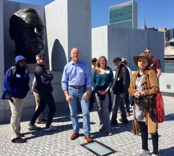 Step Up, Make a Difference with Just a Few Hours a Month FDR Four Freedoms Park Volunteers Gather for a Group Photo
